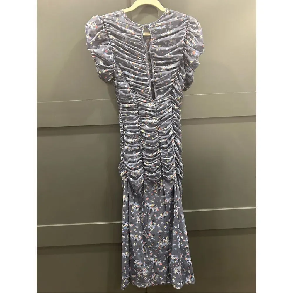 Free People Briella Midi blue size size xs